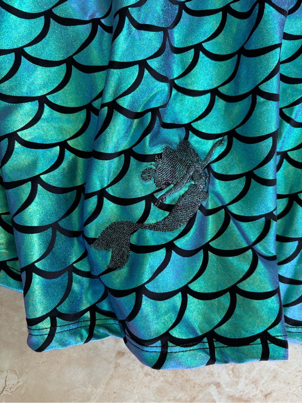 Torrid Disney little mermaid Iridescent Scale Skater Skirt 3X cosplay vacation - Picture 6 of 7